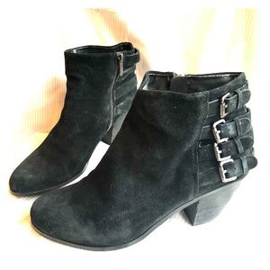 Sam Edelman Black Suede Booties